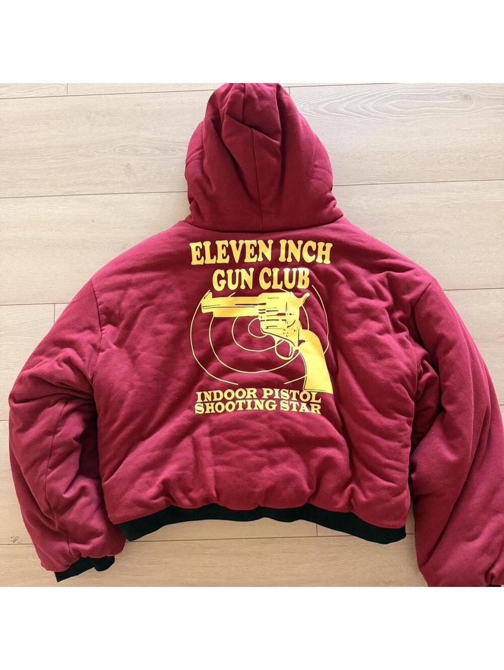 Vetements Men's Red and Burgundy Jacket